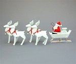 Santa Sleigh and Reindeer